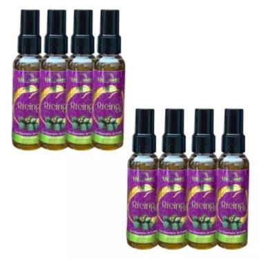 Imagem de SORO CAPILAR REPARADOR DE PONTAS  OLEO DE RICINO 60ml MAX GOLDEN Kit 8