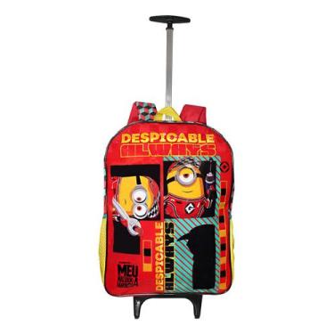 Imagem de Mochila Minions Rodinhas Meu Malvado Favorito Escolar Film G - Sestini