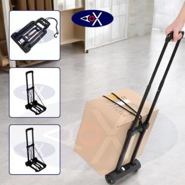 Imagem de Carrinho Para Transporte de Carga Dobrável 2 Rodas  - Globalmix