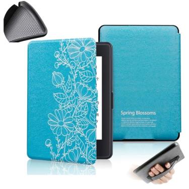 Imagem de GUKSRASO Capa para Uma Edição de 7 Polegadas 2024 Kindle Paperwhite/Signature (12ª Geração) e Kindle Colorsoft Signature Edition ， Com Alça de Mão e Tampa Traseira de TPU Soft