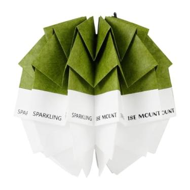 Imagem de Ｂｅｓｇａ Abajur de papel Lanterna Abajur dobrável DIY Artesanato com botão de corda ajustável Tampa de lanterna pendurável Abajur de luz para caminhadas