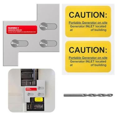 Imagem de QYZZRS Kit de Intertravamento de Gerador Compatível com Painéis General Electric Ge 150 Ou 200 A, Espaçamento de 1 1/4" Entre Disjuntores Principais E de Derivação, Kit de Intertravamento Profissional