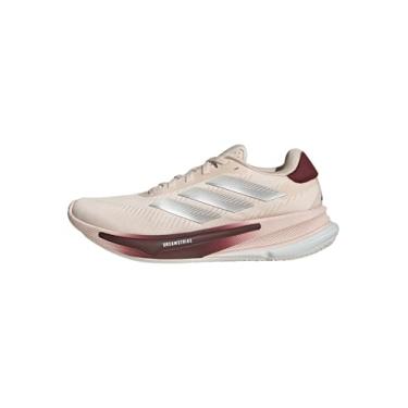 Imagem de adidas Tênis de corrida feminino Supernova Ease, Quartzo/Zero Metálico/Vermelho Sombra, 42