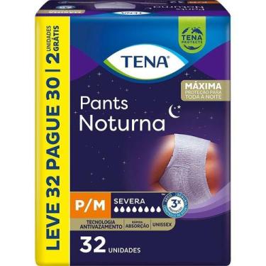 Imagem de Roupa Íntima Adulto Tena Noturna Pants P/M com 32 unidades
