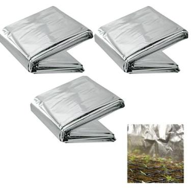 Imagem de Kit 3 Película Refletiva Metalizada Para Estufa Cultivo Indoor Grow 21