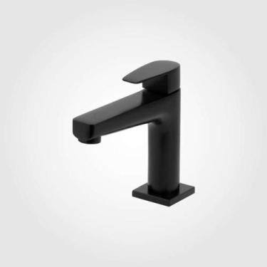 Imagem de Torneira Lavatório Led Bica Baixa Mesa Preto Fosco Perflex 10754224