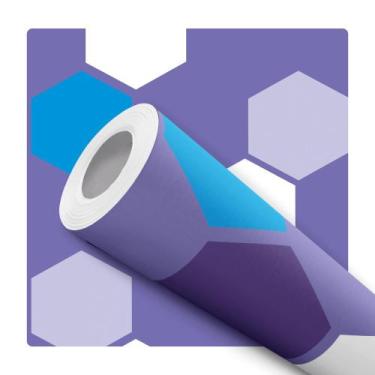 Imagem de Papel De Parede Vinílico Geométrico Nude E Preto Sala Quarto          