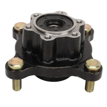 Imagem de Flange do cubo frontal de 17 mm GRCFUMO, flange do cubo da roda dianteira de alta dureza com parafusos de 4 m10, cubo da roda dianteira e conjunto de rolamentos para 110 150 250c