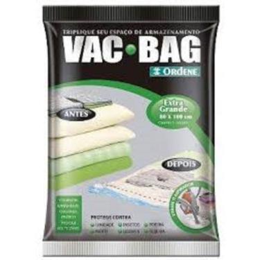 Imagem de Kit 2 Vac Bag G 80 x 100 cm Organizador Ordene sintético