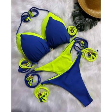 Imagem de Biquini Feminino Luxo Dupla Face Fio Bojo Levanta bumbum Linha Premium