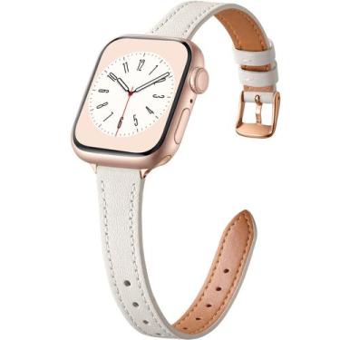 Imagem de Pulseira de relógio Charlam Slim Leather 40 mm 38 mm 41 mm 42 mm 44 mm