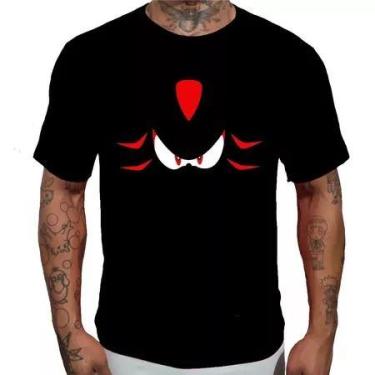 Imagem de Camiseta Sonic personagens Shadow - loja dinka, p, preto