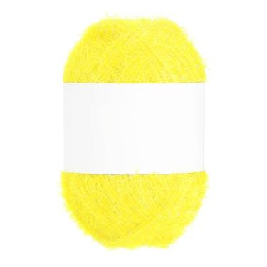 Imagem de PATIKIL Fio Scrubbie de 218 metros, fio de poliéster brilhante Scrubbie fio de coração vermelho brilhante vidro para panos de prato crochê, tricô, artesanato, artesanato, tapete, suéter, cachecol