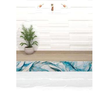 Imagem de Kit 15und Adesivo Vinílico Proteção Borda Piscina 100cm X 15cm marmore