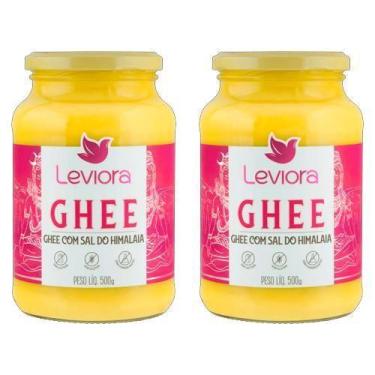 Imagem de Kit 2X: Manteiga Ghee Sal Do Himalaia Sem Lactose Leviora