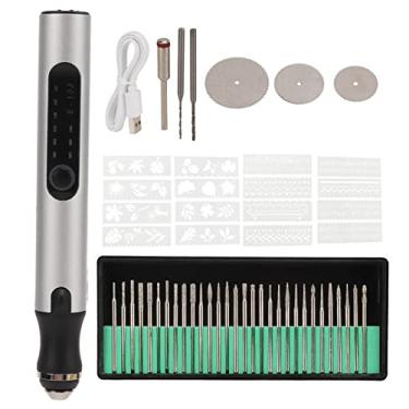 Imagem de Caneta de gravura elétrica BordStract, liga de alumínio Mini Micro Gravador com chip de proteção de sobrecarga inteligente para vidro, metal, madeira, jóias wiht 4.2v