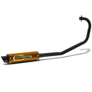 Imagem de Escapamento pro tork competition curva preta titan 150 ks/es 2004/08, 