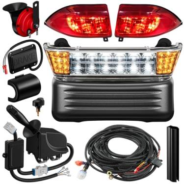 Imagem de IOOBLBEI Kit De Luzes Led Luxo Para Carrinho Golfe Modelos Elétricos Precedent 2004 Em Diante, 12 V Carros Rua, Legalizado Clubes, Com Farol, Luz Traseira, Seta, Interruptor Emergência, Buzina, Past