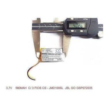 Imagem de Bateria Caixa De Som  Go C/ 3 Fios  3,7v 580mah - bgb