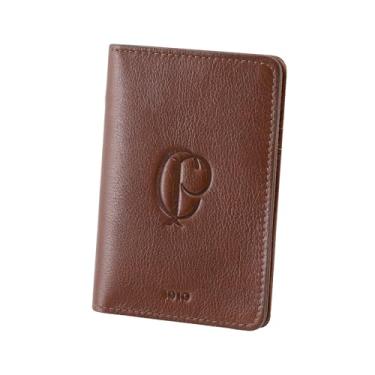 Imagem de Carteira de Couro Bovino Corinthians 2000 - Produto Oficial (Caramelo)