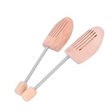 Imagem de Acouto 2 peças de árvores de madeira para homens e mulheres, modelador de sapato antideformação com coluna de mola, #-04, 41 42