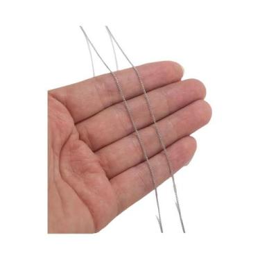 Imagem de Corrente Frisada De Aço Inoxidável De 2 Metros Para Colar DIY Pulseira