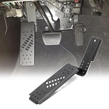 Imagem de KMFCDAE Pedal De Esquerdo Jl, Descanso Para O Pé Gladiator, Lado Do Motorista, Jeep Wrangler Jl/Gladiator Jt 2018-2023 (Não Compatível Com Modelo 4Xe) (Ajustável Em Vários Ângulos)