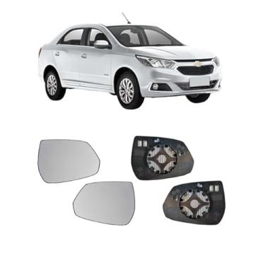Imagem de Subconjunto Retrovisor Cobalt 2012 2013 2014 2015 2016 2017 2018 2019 2020 Com Aquecedor Ficosa (Lado Direito)