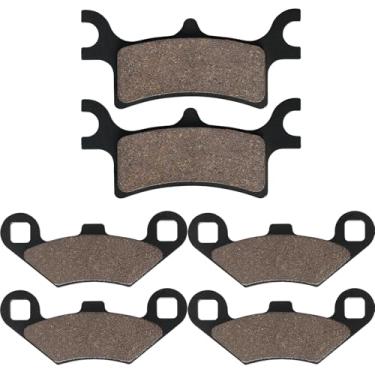 Imagem de LOCOPOW Pastilhas de freio dianteiras e traseiras compatíveis com Polaris Sportsman 400 450 500 600 700 800 2x4 4x4 Scrambler 400 500 Magnum 500 330 325 Trail Blazer 330 250 Trail Boss 330 Xpedition
