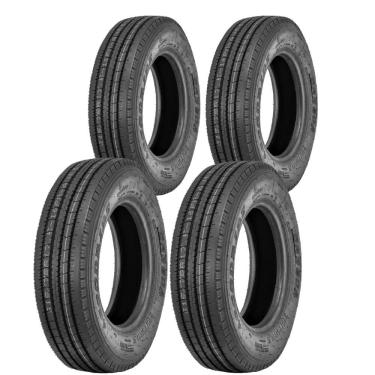 Imagem de Kit 4 Pneus 215/75R17.5 Liso 16 Lonas 135/133J CR960A Goodride