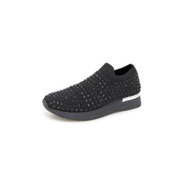 Imagem de Kenneth Cole REACTION Cameron Jewel Jogger Tênis feminino, Preto, 40