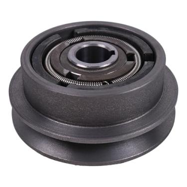 Imagem de JEENDA Embreagem 12.7 cm polia única 5/20.3 cm V correia drive 2.5 cm furo placa compactador resistente compatível com a maioria dos eixos de motor Honda GX270 ou GX390