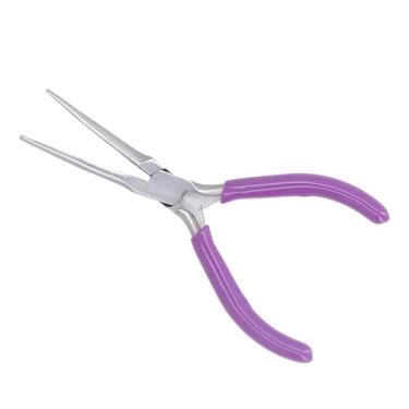 Imagem de FTVOGUE Alicates de Nariz de Agulha, Material de Aço de Alto Carbono, Duradouro e Fácil de Usar Com a Mola de Redefinição, Precisa para Tarefas Delicadas, Aplicação Versátil para Espaços Estreitos