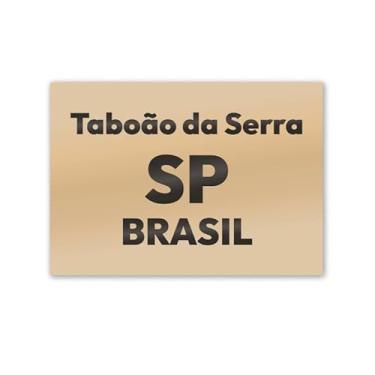 Imagem de Imã de Geladeira Taboão da Serra São Paulo MDF 8cm x 5cm