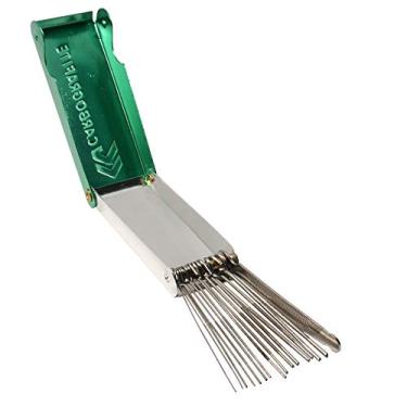 Imagem de Limpador de Bicos Inox 13 Lâminas e Lima Carbografite