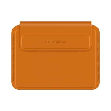 Imagem de Khadas Capa De Couro Marrom Para Mini Pc, Com Compartimento Magnético Proteção Rápida E Segura, Textura Requintada Que Resiste A Impressões Digitais Aparência Limpa
