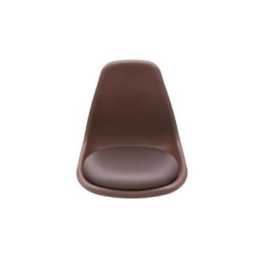 Imagem de Banco Assento Cadeira Charles Eames Eiffel Polipropileno Almofadada - 
