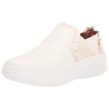 Imagem de Gentle Souls by Kenneth Cole Tênis feminino Rosette com babados, Branco, 6