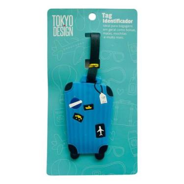 Imagem de Tag Identificação de Bagagem Mochila Bolsa Viagem Mala Emborrachada Es