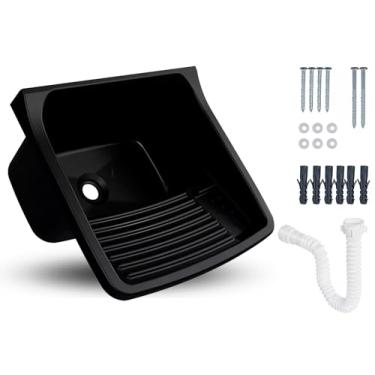 Imagem de Tanque Plástico Com Sifão Universal Lavanderia 24 Litros