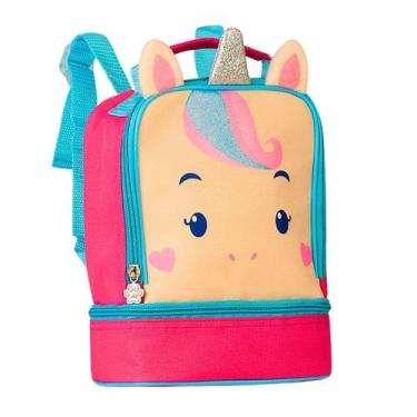 Imagem de Lancheira Térmica Dupla Pets Pato/Unicórnio/Tubarão - Clio