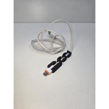 Imagem de Kit 2 protetores de cabo usb organizador e antiquebra para carregador 