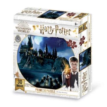 Imagem de Grandi Giochi Harry Potter Hogwarts PU103000 Quebra-cabeça de lente horizontal 500 peças, 3D-PU100001