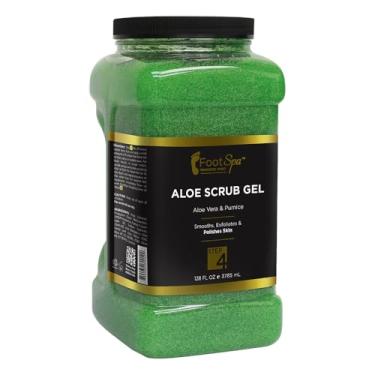 Imagem de FOOT SPA – Gel esfoliante esfoliante, 350 ml – Manicure, pedicure e esfoliante corporal com infusão de Aloe Vera e ácido salicílico – pele brilhante, polida, suave e hidratante – a granel, refil de