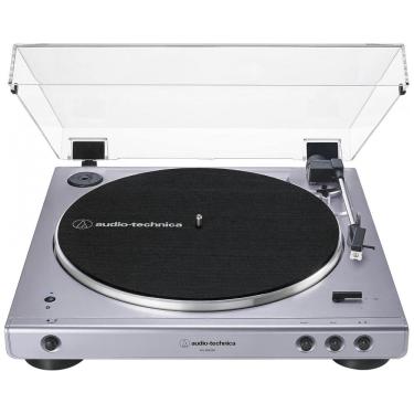 Imagem de Toca-Discos Estéreo AudioTechnica ATLP60XBT Bluetooth, Edição Limitada Lilás, HiFi, 2 Velocidades, Tampa Antipoeira, Anti-Ressonância