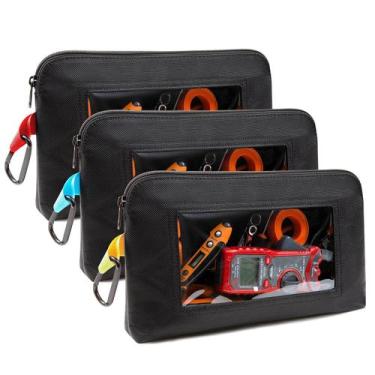 Imagem de Bolsa de ferramentas com zíper, pacote com 3 Foxrino Heavy Duty com ja