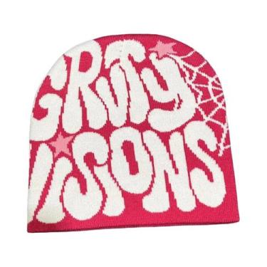 Imagem de Gorro liso de inverno de alta qualidade 100% acrílico boné de malha qu