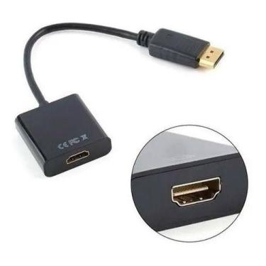 Imagem de Cabo Displayport Adaptador Conversor Vídeo Para Hdmi Alta Resolução - 