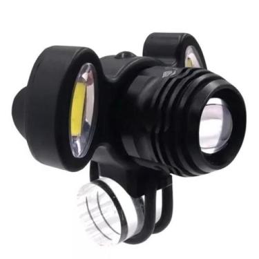 Imagem de Farol P/ Bike 3 Focos de Luz T6 Recarregável - ZONNE