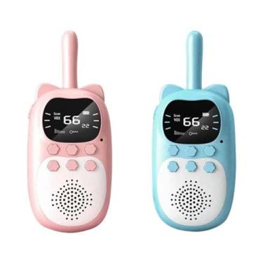 Imagem de Conjunto De 2 Walkie Talkies Para Crianças Com Alcance De 3km, Brinque